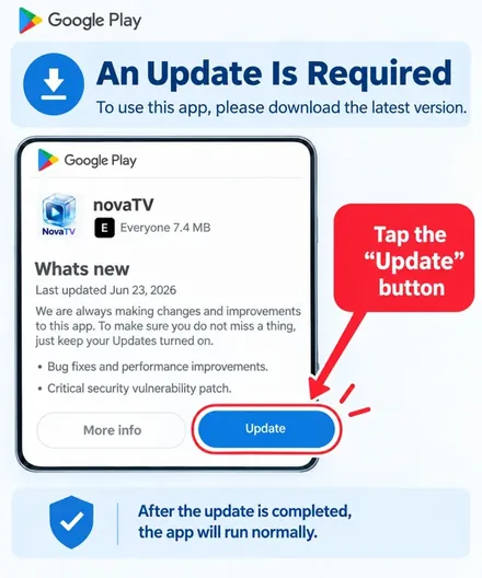 NovaTV Update Guide
